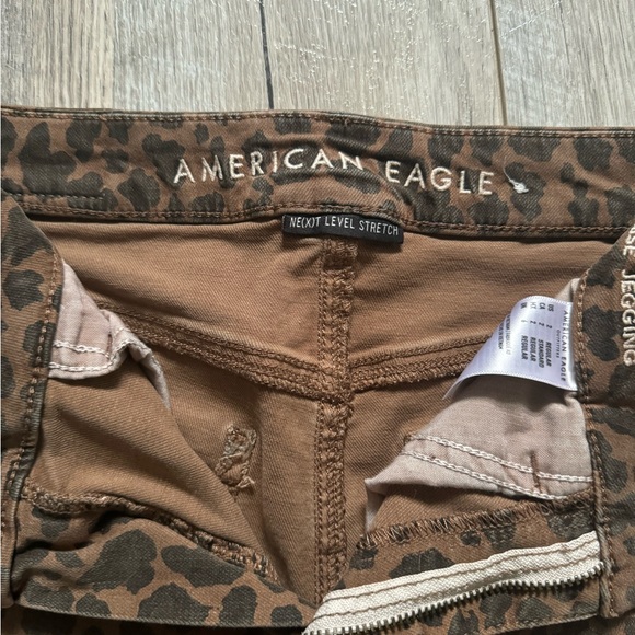 American Eagle Cheetah Print Pants - Picture 2 of 3